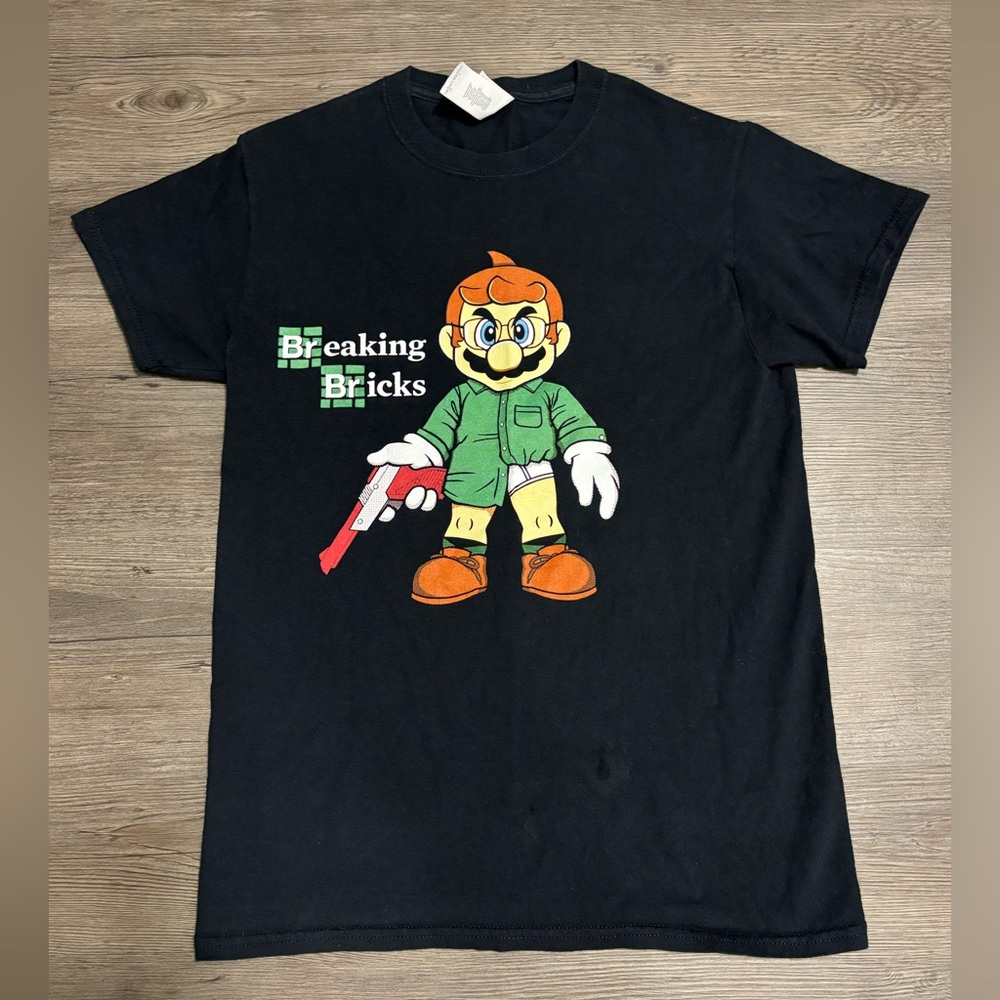 Breaking Bad Mario Short Sleeve Tee Shirt